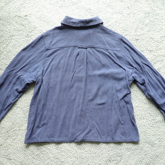 Rhythm Blue Button Up Shirt XS - Picture 9 of 12